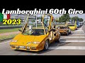 Lamborghini 60th Anniversary Giro 2023 by Polo Storico - Miura, Countach, Diablo, Espada, Urraco