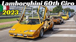 Lamborghini 60th Anniversary Giro 2023 by Polo Storico - Miura, Countach, Diablo, Espada, Urraco