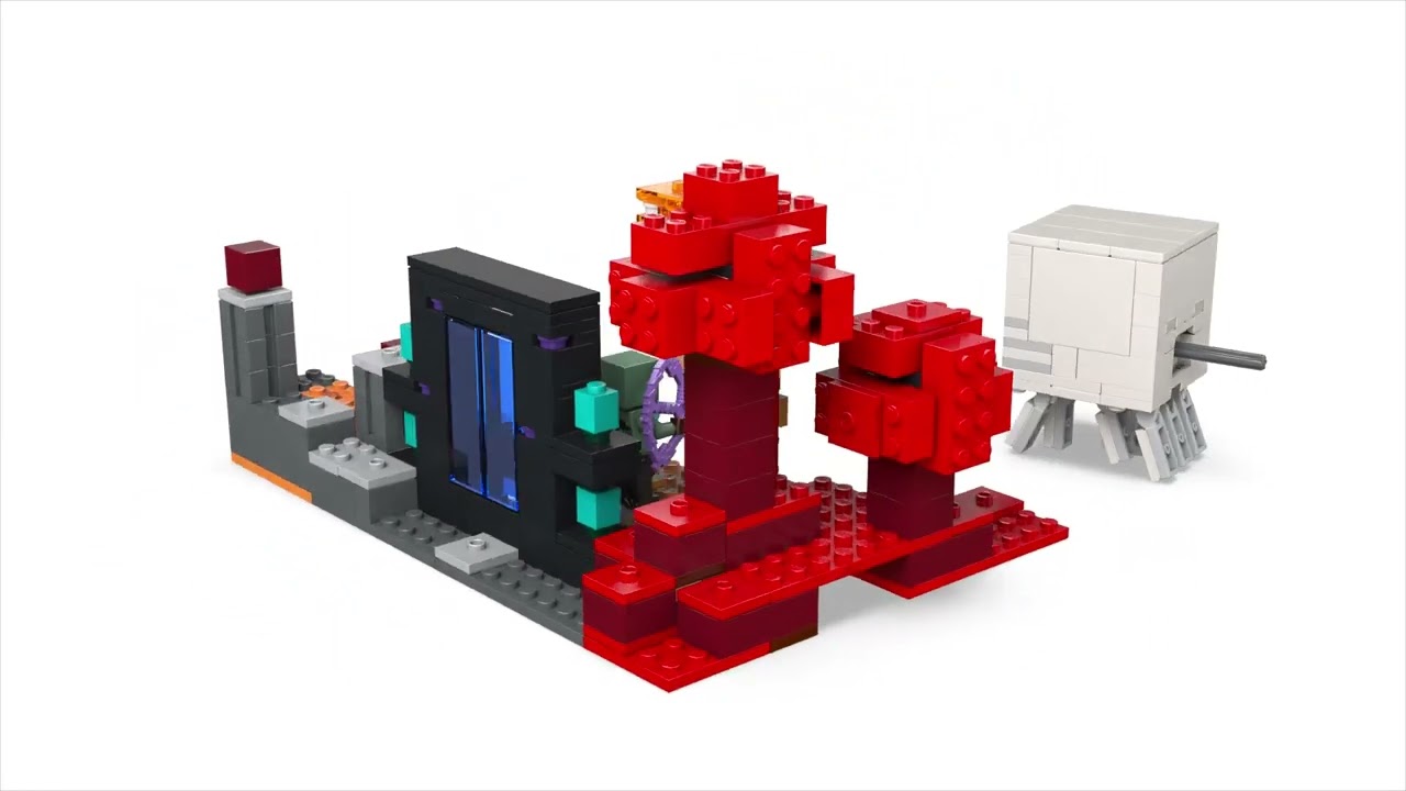 Конструктор LEGO Minecraft Засада возле портала в Нижнем мире