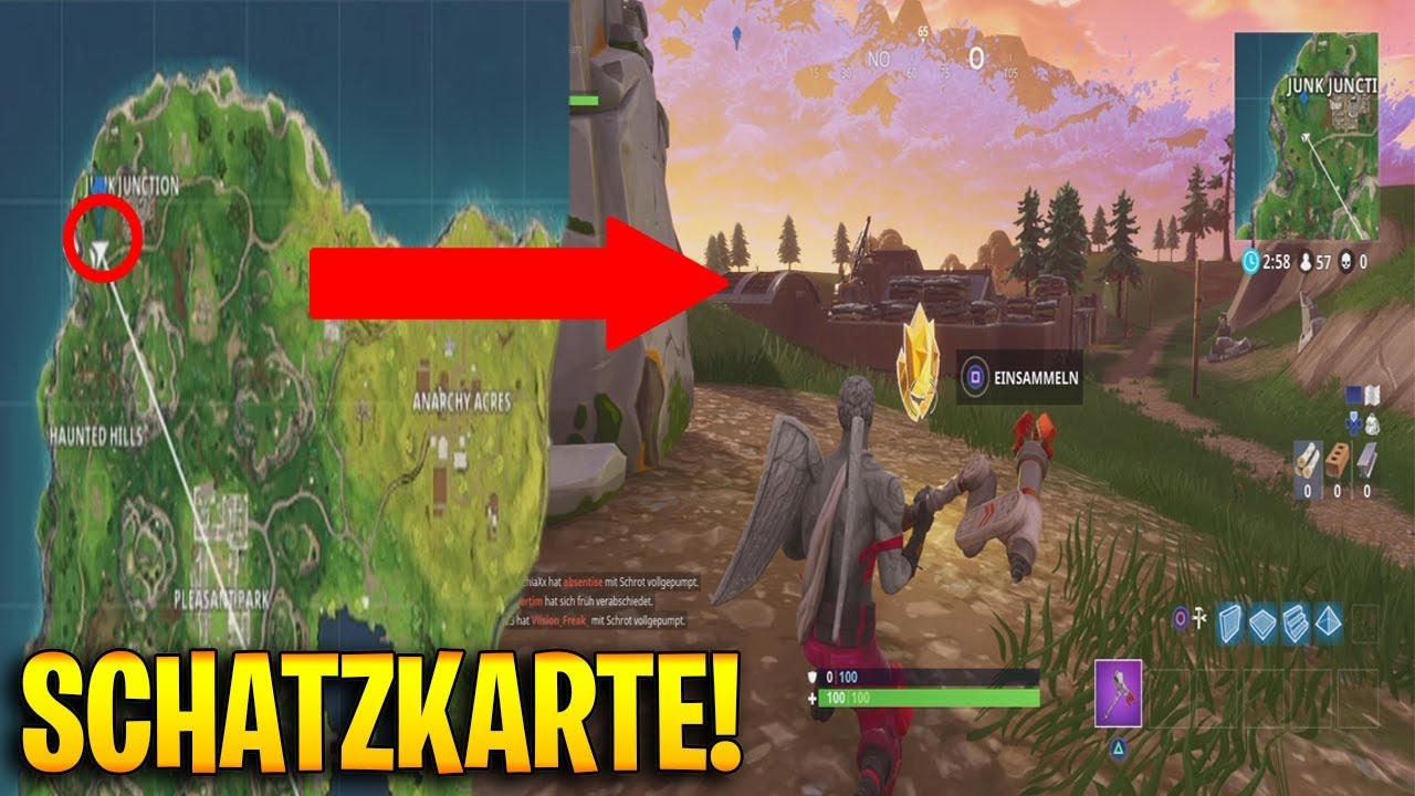 FOLGE DER SCHATZKARTE AUS ANARCHY ACRES! | Fortnite Battle ... - 1280 x 720 jpeg 164kB