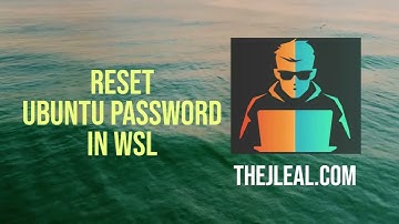 Reset Ubuntu password in WSL