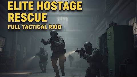 ELITE POLICE HOSTAGE RESCUE: Full Tactical Raid | Factory Breach Operation (4K Cinematic)