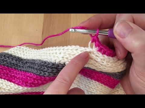 How to crochet into the 3rd loop