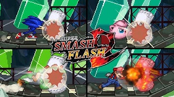 Super Smash Flash 2 Beta 1.2.1 - Who has the Strongest Forward Smash