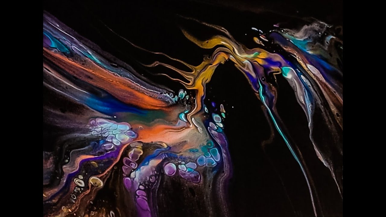 Soft and Beautiful Dutch Pour - Acrylic Pour Technique - YouTube