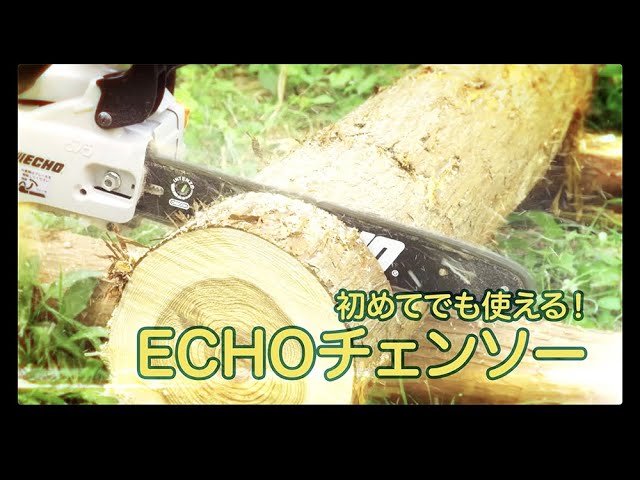 チェンソー使い方】初めてでも使える！ECHOチェンソー - YouTube