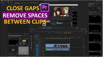 Premiere Pro CC: Close Gaps (Remove Spaces Between Clips)