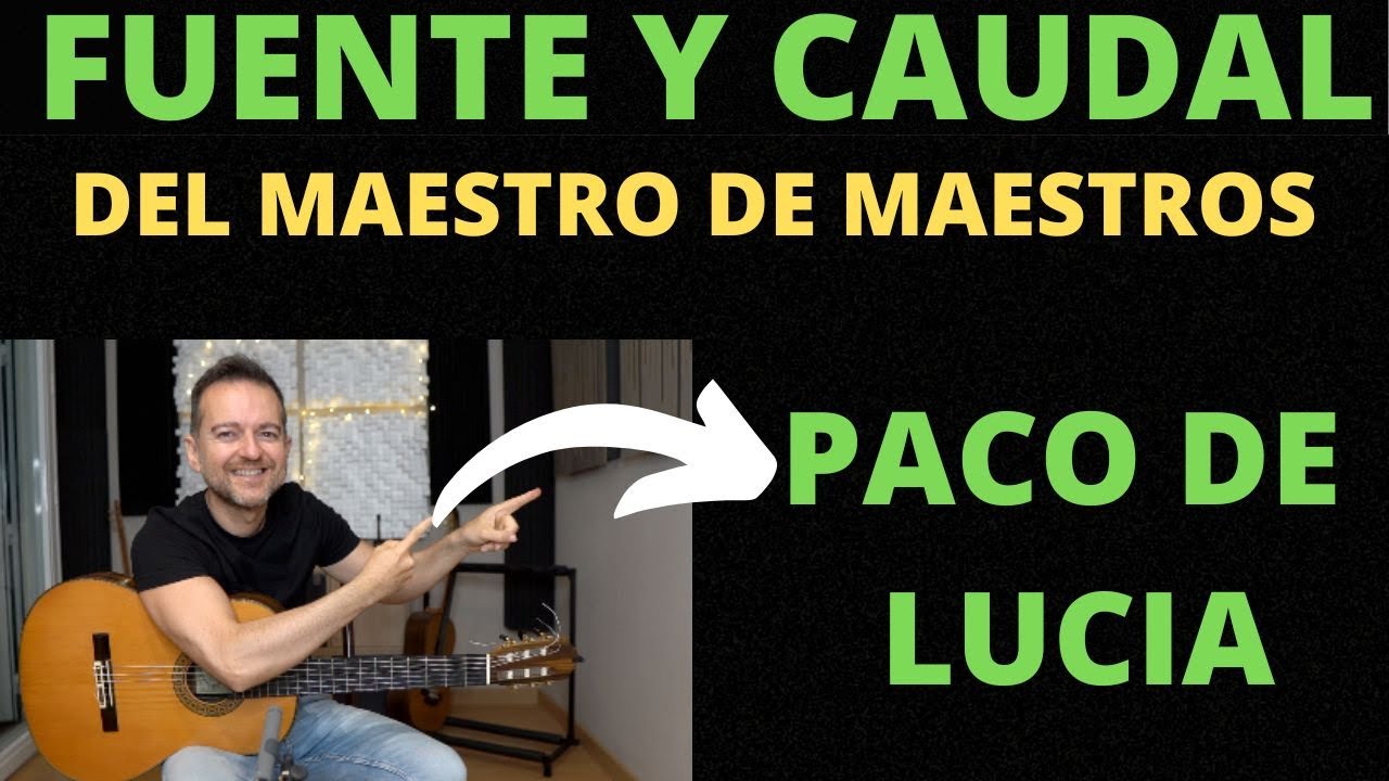 FUENTE Y CAUDAL DEL MAESTRO PACO DE "1 PARTE" TUTORIAL PASO A PASO!! TE LO VAS A PERDER??