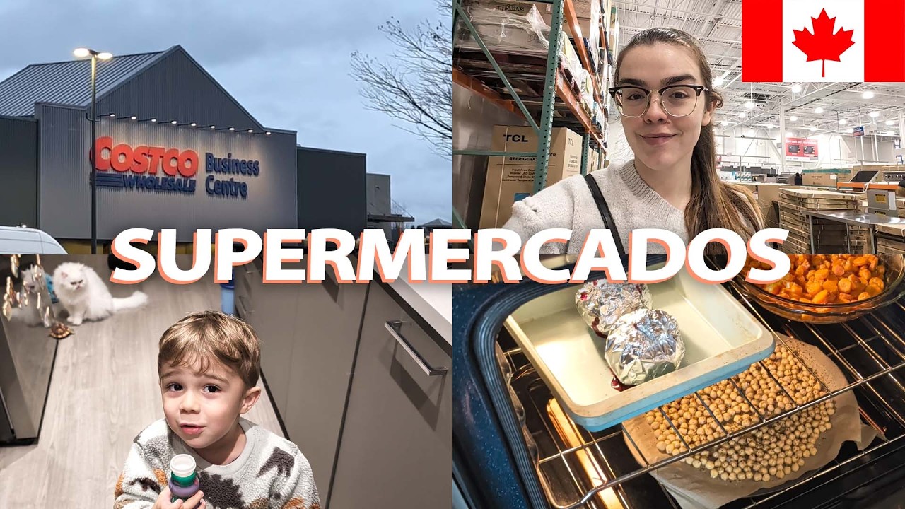 Compras no COSTCO e WALMART no Canadá (com preços) + Meal prep e comidinhas pra semana | Vancouver