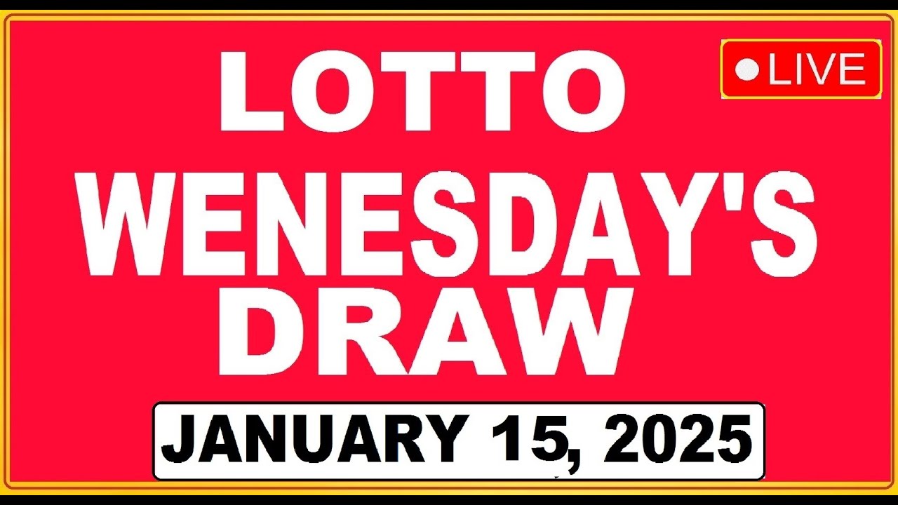 The National Lottery Lotto Live Draw Result Today - January 15, 2025 ...