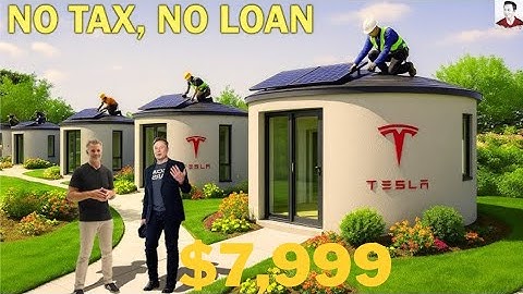 Elon Musk’s BRAND NEW $7,999 Tesla Tiny House is Here! Free Land & Tax Perks — Full Tour!
