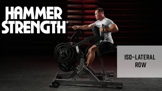 Iso-Lateral Row | Hammer Strength Plate Loaded