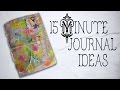 15 Min Art Journaling ~ Share & Ideas