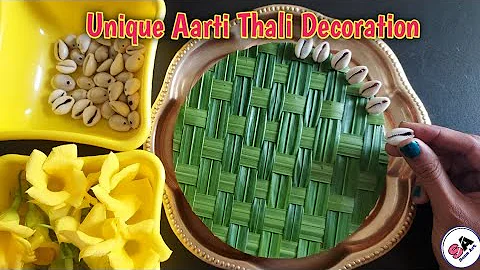 DIY Pooja Thali Decoration Ideas | Aarti Thali| Pooja Thali| आरती थाली| Ganpati/Navratri/Durgapooja