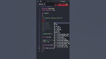 BELAJAR C++ - PROGRAM MEMBUAT POLA SEGITIGA SAMA SISI