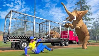 Zoo Animal Cargo Truck: Ultimate Animal Transport Adventure!