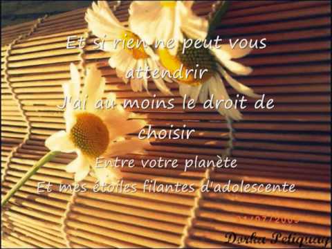 Un peu d'Innocence - Isabelle Boulay (Paroles) - YouTube