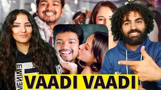 🇮🇳 REACTING TO VAADI VAADI - Sachien Tamil Movie | Thalapathy Vijay (REACTION)