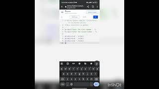 Mini calculator in python #coding #python #java #programming #shorts #college
