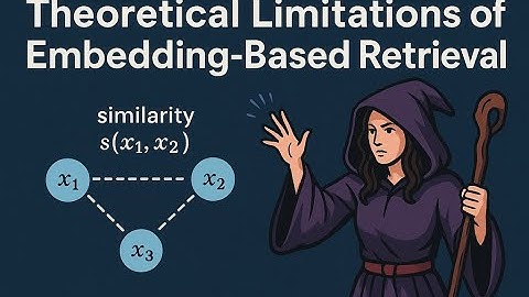 Theoretical Limitations of Embedding-Based Retrieval. Dense, Sparse, Cross Embedding architectures.