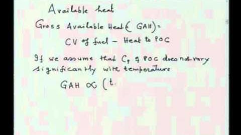 Mod-01 Lec-17 Heat Utilization in furnaces, energy flow diagrams
