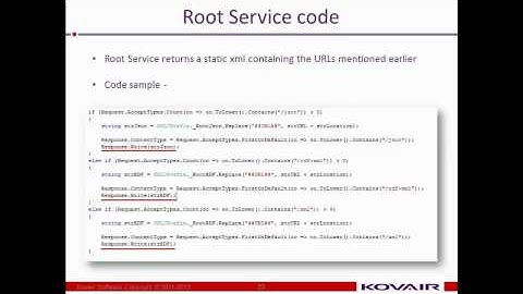 Webinar - Developing OSLC Based Integration - Kovairs Experience