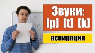 Английские звуки: [p] [t] [k]. Аспирация (придыхание).