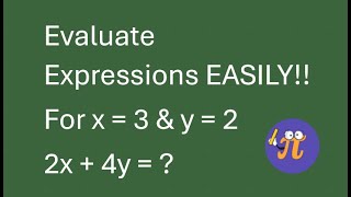 Evaluating Expressions with One and Two Variables | Math Basics