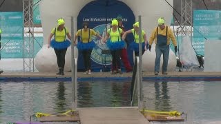 Swimmers Plunge Into Icy Lake Calhoun For Charity