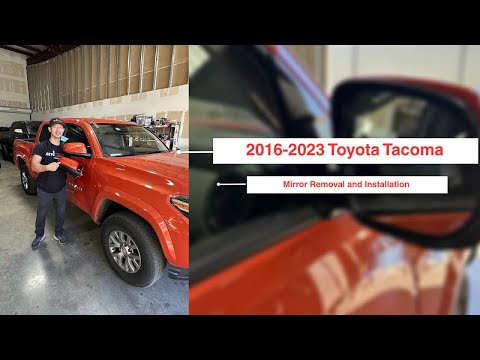 2016–2023 Tacoma side view mirror removal & install