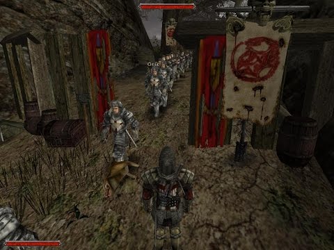 Gothic 2 Cheating fun: Epic mega fight - Knights vs Orcs -