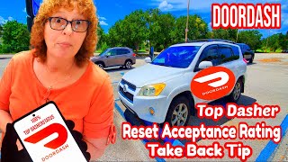 Resetting Acceptance Ratings 🙀Doordash