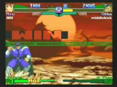 SFA3- IMX(Ryu) Middlekick(A-Bison)