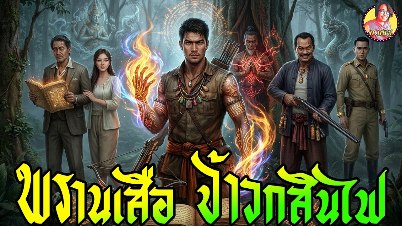 พรานเสือ จ้าวกสิณไฟ บัญชีแค้นดงพญาพราย เมื่อผู้นำทางกลายเป็นผู้ถูกล่า พงไพรจึงต้องถูกพิพากษาด้วยวิชา