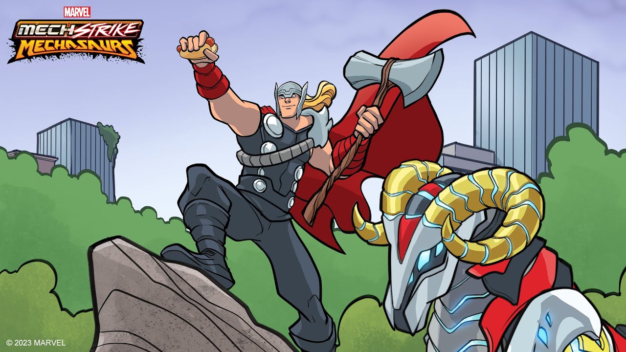MARVEL Marvel Mech Strike – Machasaurs: Thor