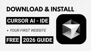 Learn How to Install Cursor & Build Your First Website with AI (2026)