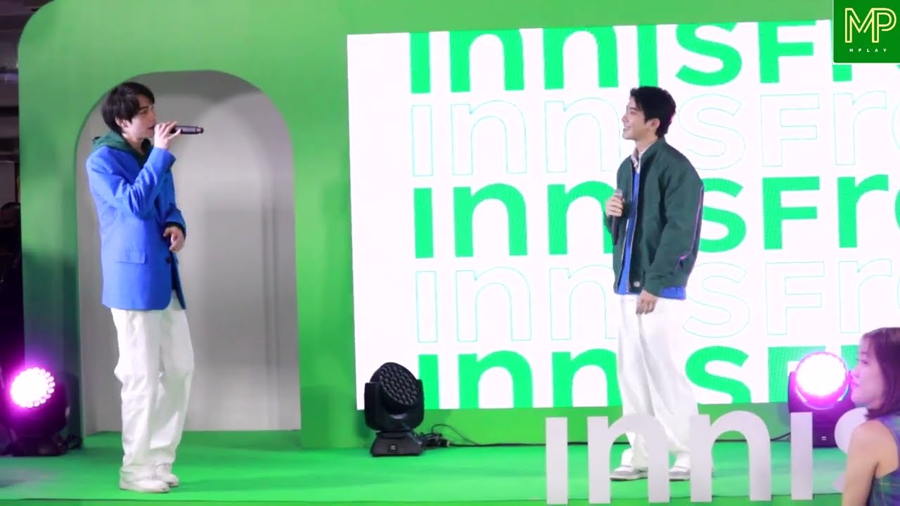 เฟิร์สข้าวตัง - โชว์ร้องเพลงในงานเปิดตัวFriend of INNISFREE ในงานINNISFREE