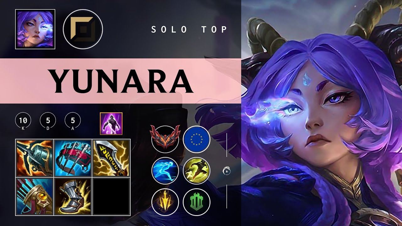 Yunara Top Vs Zaahen Euw Grandmaster Patch 2602 Youtube 