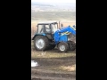 MTZ 820 și Zetor patineaza.