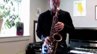 David Pope Demonstrates Altissimo for Alto Saxophone