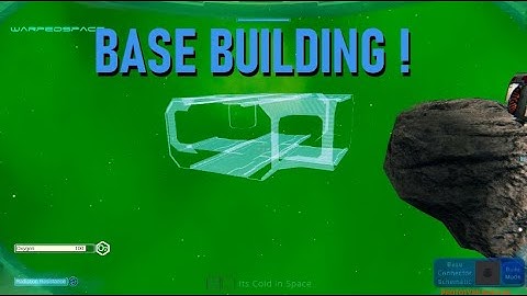 WarpedSpace Base Building - Update - Survival Space Game