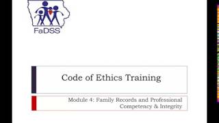 Code of Ethics Training Module 4