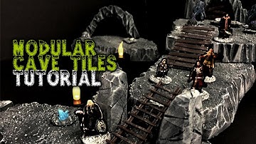 Modular Cave Tiles For D&D Tutorial (Episode 001)