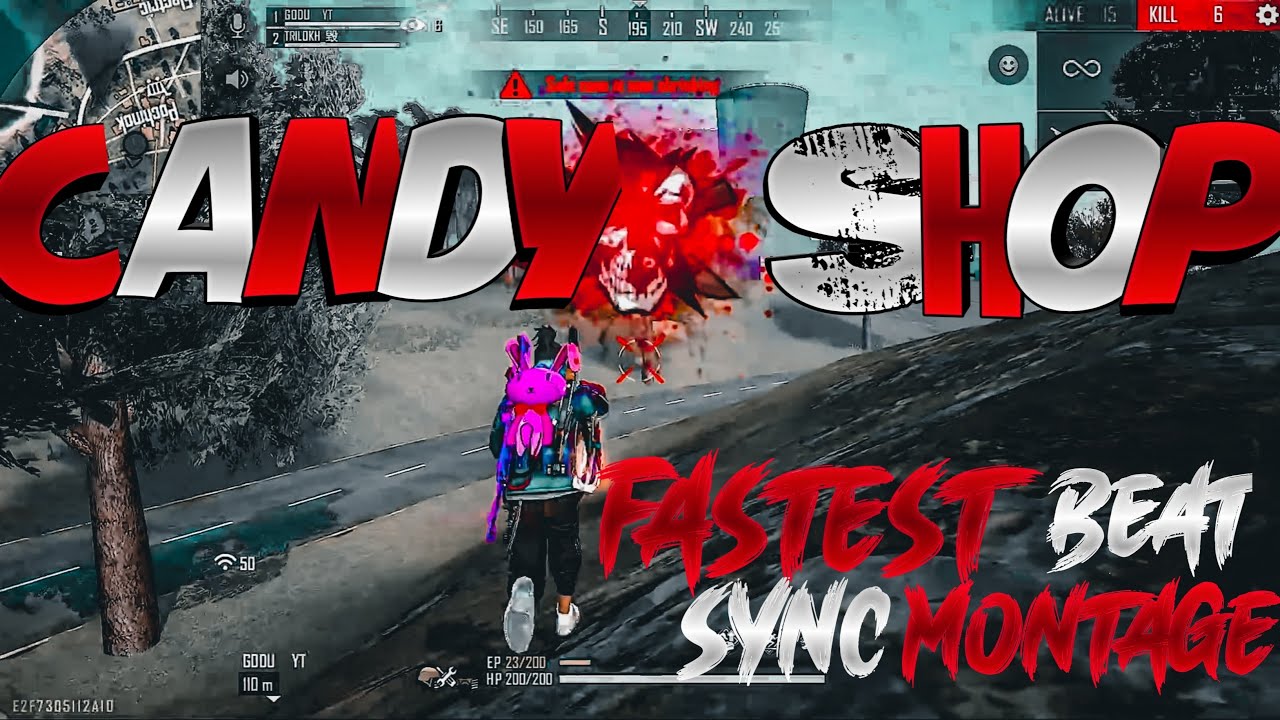 Candy Shop | Beat Sync Montage | Free Fire | LAZMER