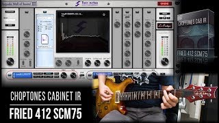Cabinet Ir Fried 412 Scm75 Playthrough Friedman 4X12 Scumback M75