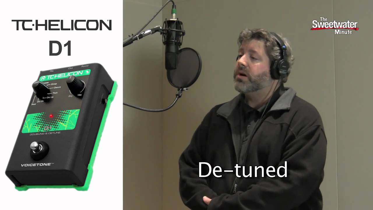 Sweetwater Minute - Vol. 78, TC-Helicon VoiceTone D1 Demo with Mark Hutchins