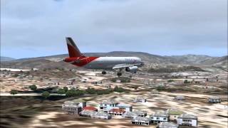 Гондурас сложная посадка в а\п Тегусигальпа А-320 авиасимулятор