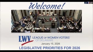 Delaware Legislative Priorities for 2026
