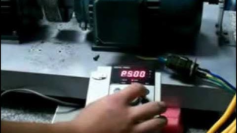 VTdrive ® Variable Frequency Drive Performance Test The PG Card Install and Torque Control_1.avi