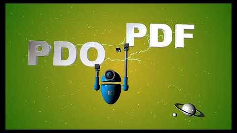 CONVERTIR PDO A PDF